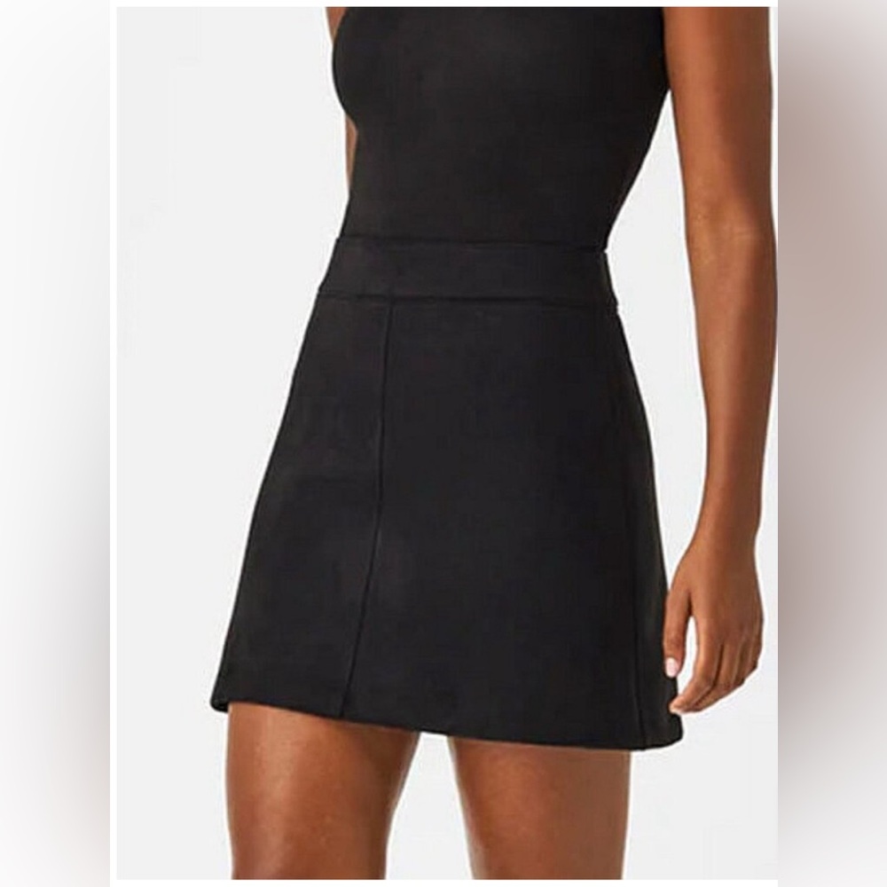 Brand new with tags Spanx Faux suede A line mini skirt